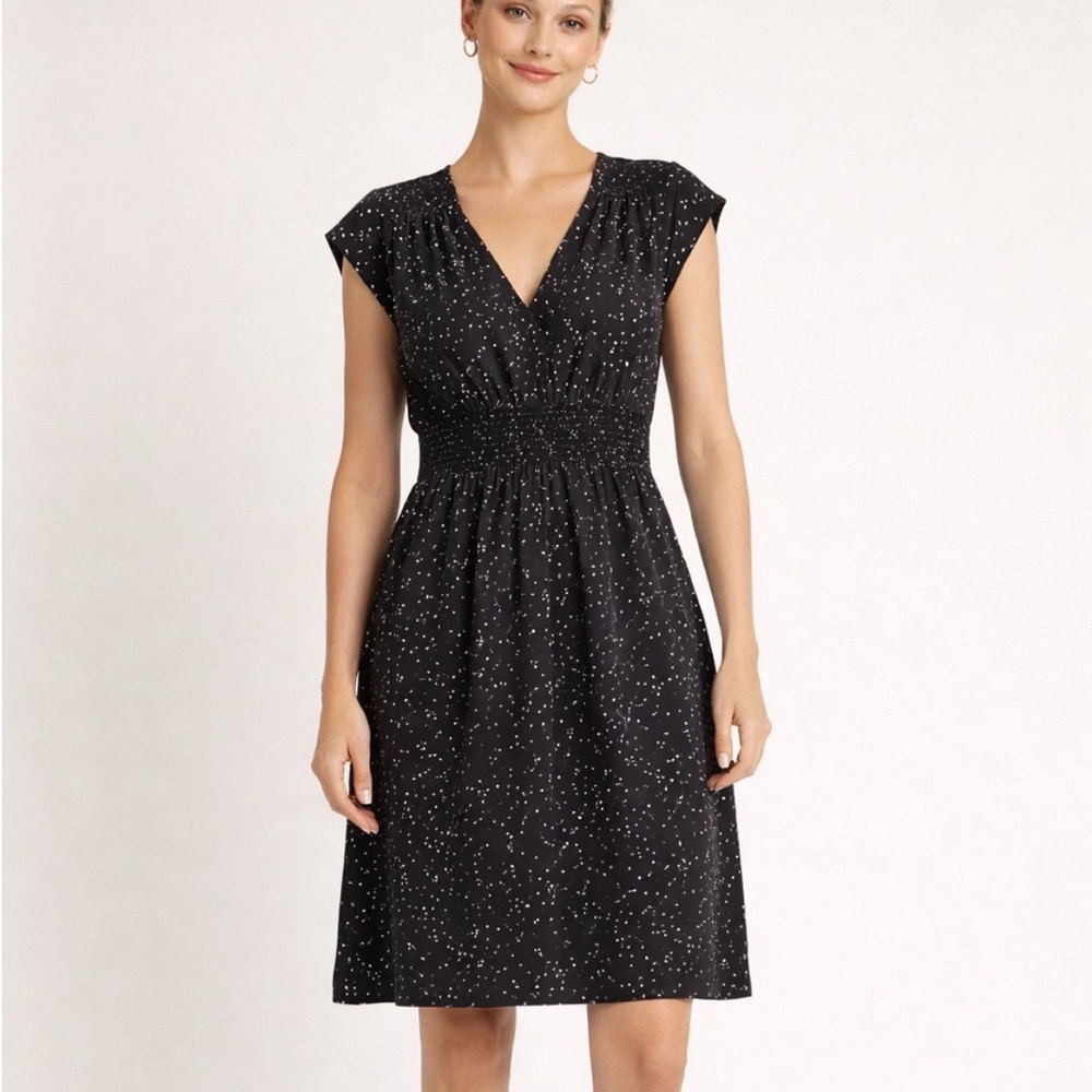 Guess Black Polka Dot Dress